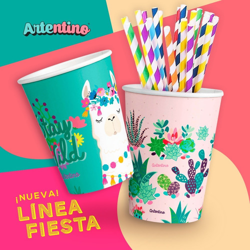 150 Eco Sorbete Pajita Fiesta Cotillón Cumpleaños Polipapel