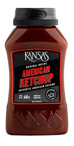 Pack X3 Ketchup Kansas X465gr