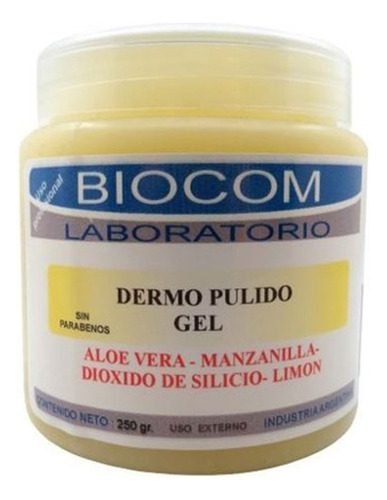 Gel Exfoliante Dermo Pulido Facial Limon 250gr Biocom