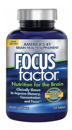 Focus Factor Suplemento Para Memoria 180 Cápsulas