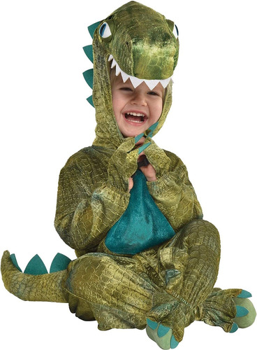 Amscan Disfraz De Dinosaurio Rugido Para Halloween