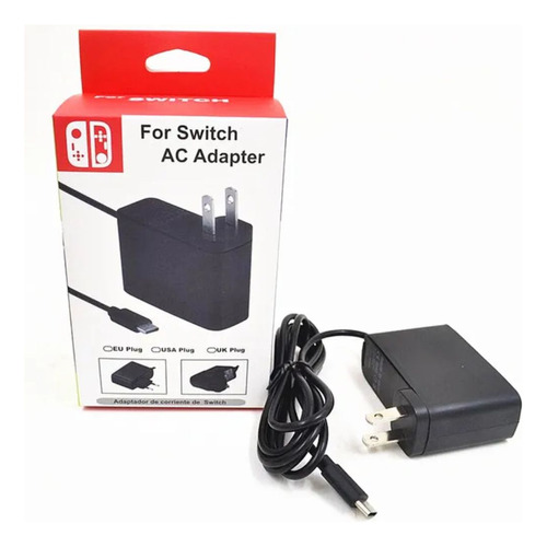 Cargador Adaptador Nintendo Switch Premiun Directo 220v