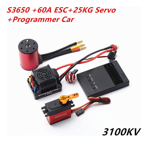 Goolrc 3650 3100kv Motor Sin Escobillas Con Controlador De V