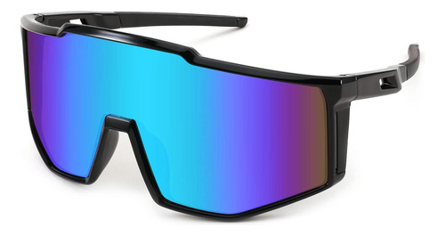 Karsaer Vision Wrap Around Shield Gafas De Sol Rave Neon Vis