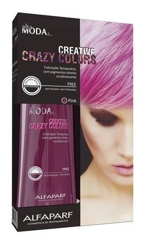 Imagem 2 de 5 de Alfaparf Crazy Colors Tonalizantes Coloridos Cosplay Exotic