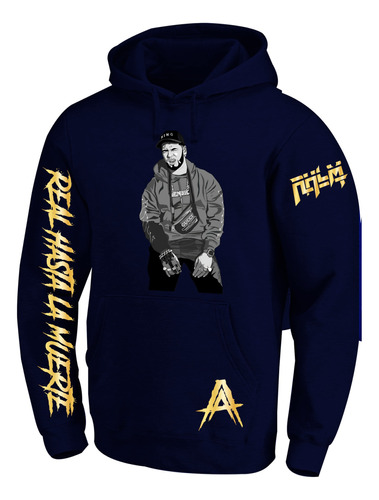 Sudadera Anuel Doble Aa Animado Delux(real Hasta La Muerte)2