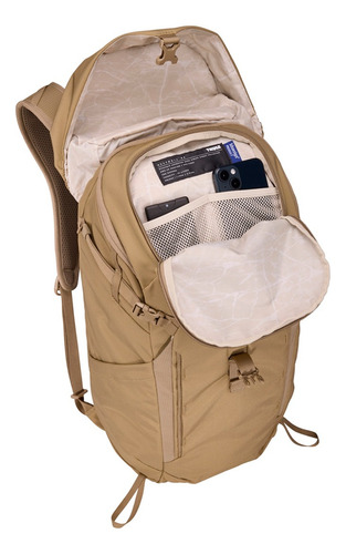 Mochila Trekking Thule Alltrail 25l Bege Com Capa De Chuva