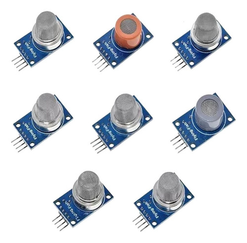 8pzs Sensores Mq Mq2 Mq3 Mq4 Mq5 Mq6 Mq7 Mq8 Mq9 Mv Electron