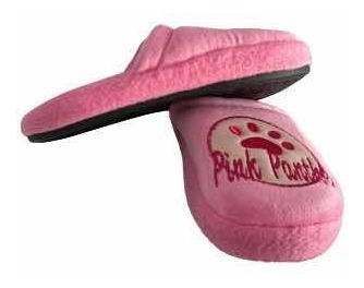 Pantuflas Abiertas Bordadas Pantera Rosa