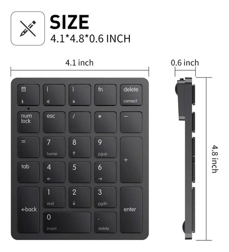 Teclado Bluetooth Numerico Mini