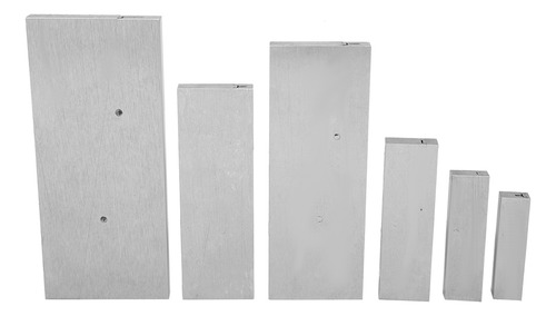 Juego De Bloques Paralelos Ajustables De Acero De 6 Piezas,