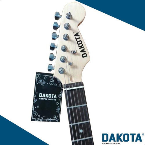 Imagen 4 de 5 de Guitarra Eléctrica Dakota Ge39 Accesorios Funda Púa Regalos