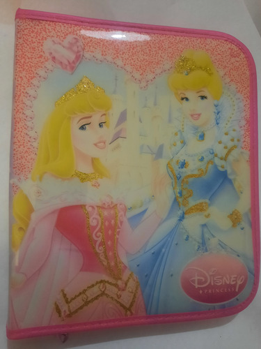 Cartuchera Disney Princesas. 1 Piso . Para 24 Lapices