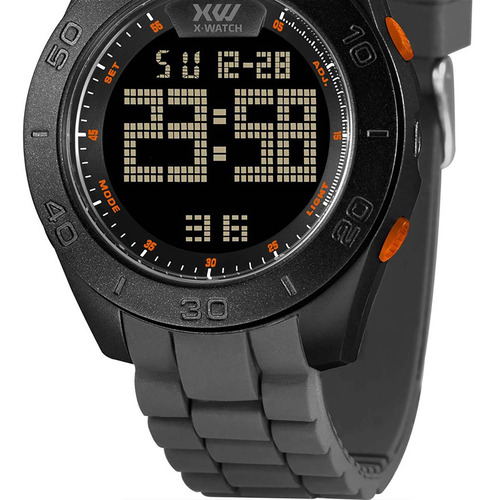 Relógio Digital X-Watch Masculino Esportivo Original XMPPD686PXGX
