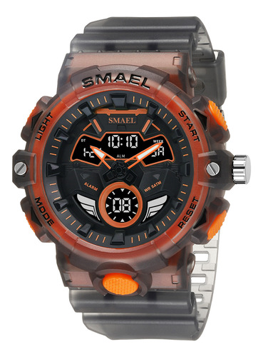 Smael Dual Display Multifunctional Sports Electronic Watch