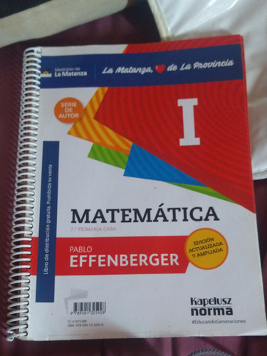 Matemática 1 Ed. Kapelusz Norma