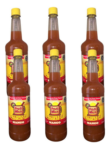 Jarabe Michelada Mango 6 L Fruti Mich Cerveza Coctelería