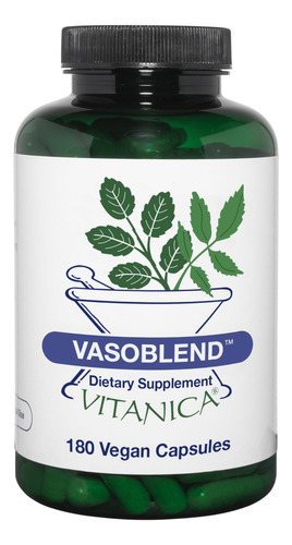 Suplemento Vitanica Vasoblend Cardiovascular Support 180 Cáp