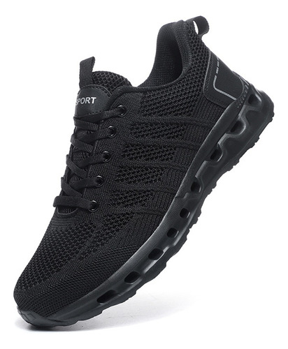 Zapatillas De Hombre Sport Negro/casual Zapatos Para Correr