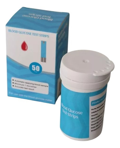 50 Cintas Tira Reactiva Medidor Glicemia Glucometro Diabetes