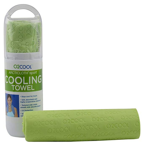 O2cool Arcticloth Deporte Toalla De Refrigeración, Verde