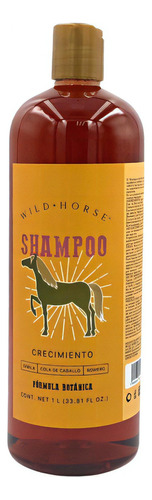  Shampoo Cola Caballo Wild Horse Crecimiento Cabello 1l