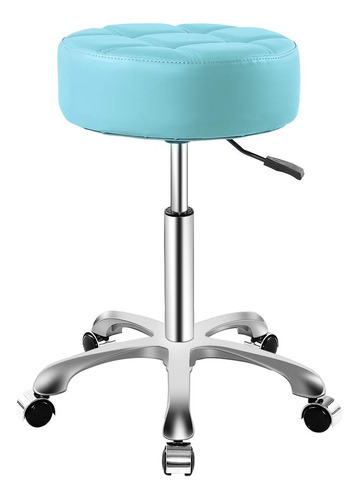 Taburete Ajustable Con Ruedas Para Trabajo, Oficina De Salon