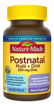 Comprar Nature Made Postnatal Multivitamin + Dha 200 Mg, 60 Cápsula
