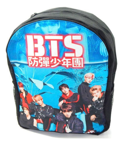 Mochila Bts Kpop Suga Jung Kook Jin Jimin Azul Envio Gratis