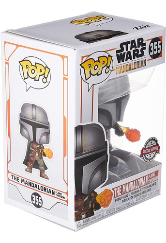 Pop! Star Wars: The Mandalorian With Flame Exclusive