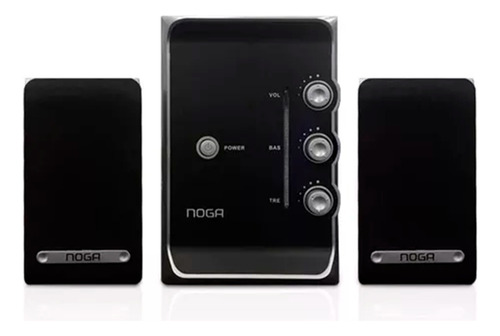 Home Theater 2.1 Noga Net S2176 50 Watts Pc Tv Dvd Celulares Color Negro