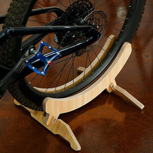 Suporte Para Rack De Estacionamento De Bicicleta De Madeira