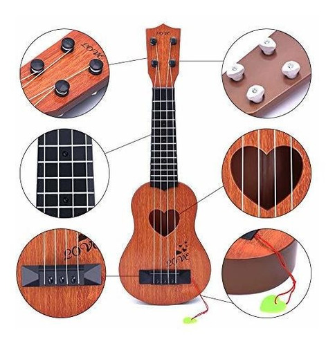 Yezi Ukelele Clasico Para Niños Instrumento Musical Color M
