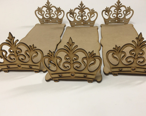 Imagen 8 de 10 de Bandeja Calada Candybar Corona 30x10 Fibrofacil Mdf