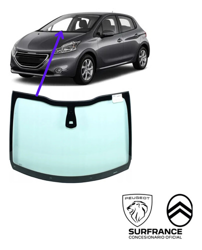 Parabrisas Original Peugeot 208 (2010-2015) Transparente