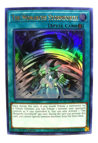 Yugioh The Monarchs Stormforth / Monarcas Avanzan (ultra) (Usado)