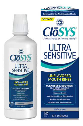 Enjuague Bucal Closys Ultra Sensitive 32 Ml Sin Alcohol