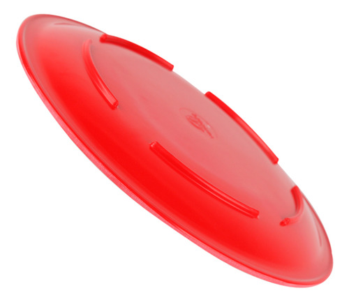 24 Platos Trinche Redondos Melamina 24 Cm Mayoreo Vencort Color Rojo