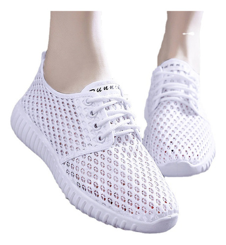 Zapatos De Malla Para Mujer, Transpirables, Informales, De V