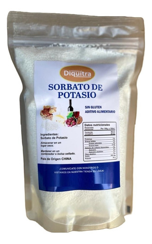 Sorbato De Potasio Conservador Granular Alimenticio 250 Gr