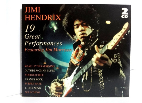 2 Cds Jimi Hendrix 19 Great Performances 1995 Holland