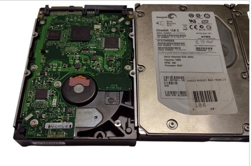 Disco Rigidokit/c/3/uni /hd Servidor Sas 73gb/2.5(usado)