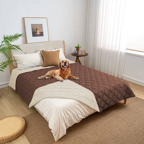 Funda De Cama Impermeable Y Reversible Para Mascotas