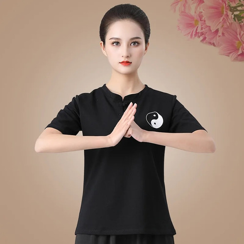 Camisa De Wushu Con Uniformes De Taichí Y Kung-fu Para Hombr