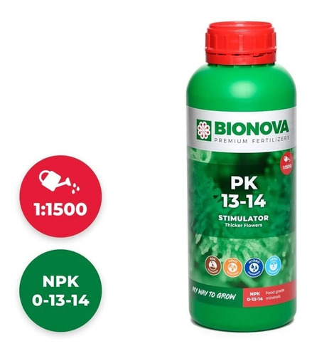 Pk 13 - 14  Estimulador De Bionova 1 Lt 100% Orgánico