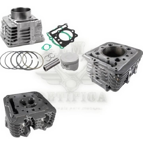 Kit Motor Falcon Nx400 2mm C Pistão Retpins E Aneis Rik