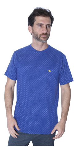 Camiseta Mister Fish Full Print Poá Top