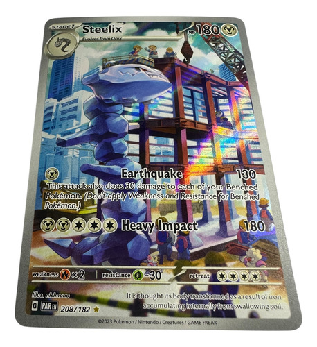 Steelix 208/182 - Paradox Rift - Pokemon Tcg