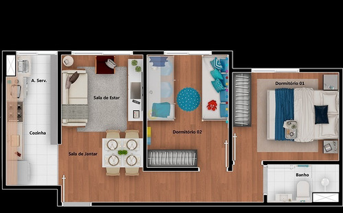 Imagem 13 de 14 de Apartamento - Ap04096 - 69545145