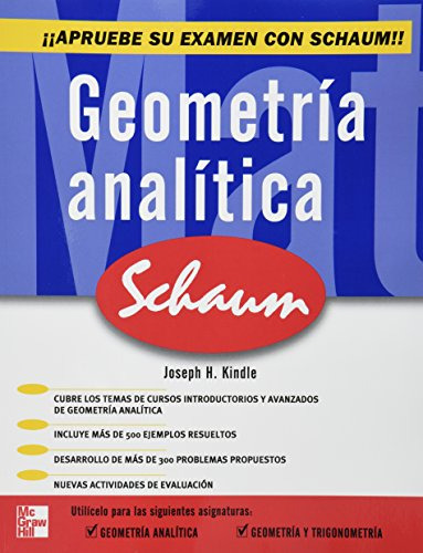Libro Geometría Analitica Schaum  De Joseph H Kindle